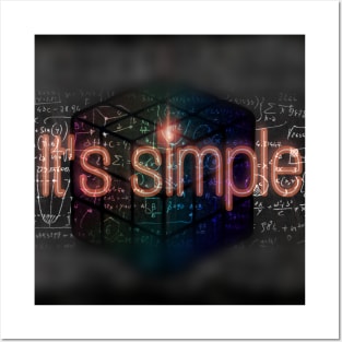 It's simple, for complicated people Posters and Art